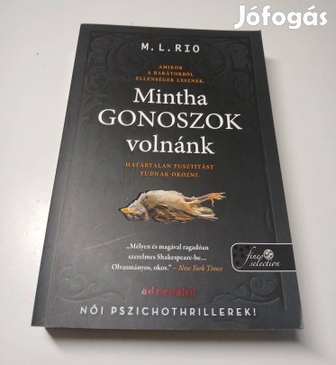 M. L. Rio - Mintha gonoszok volnánk könyv