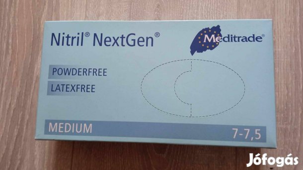 M -es 7-7,5 gumikesztyű 100 db 1600 Ft