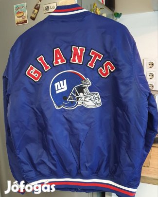 M-es New York Giants NFL varsity bomber dzseki baseball kabát