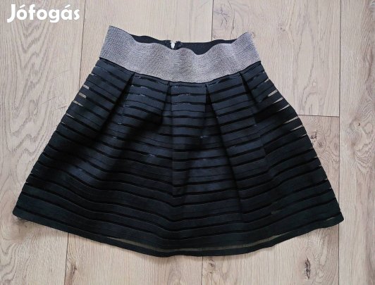 M-es, új Tally Weijl fekete ezüst szoknya
