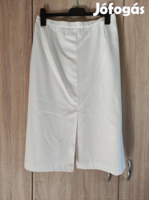 M-es fehér elegáns női szoknya bélelt magyar termék