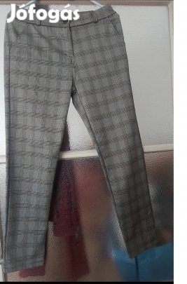 M-es kockás nadrág, új