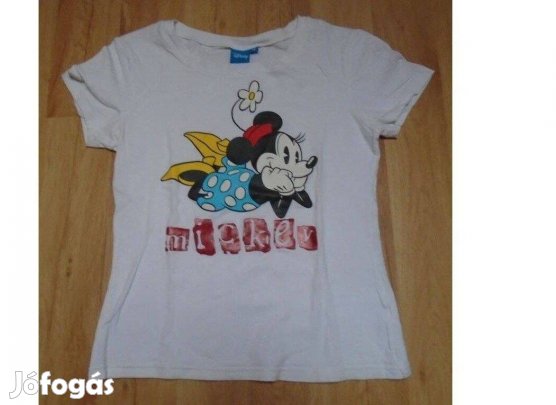 M-es méretű Disney fehér póló - pontosan mérve