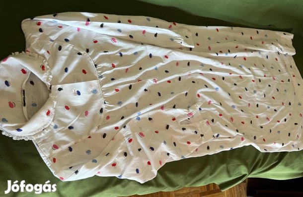 M-es méretű új, pamut hálóing