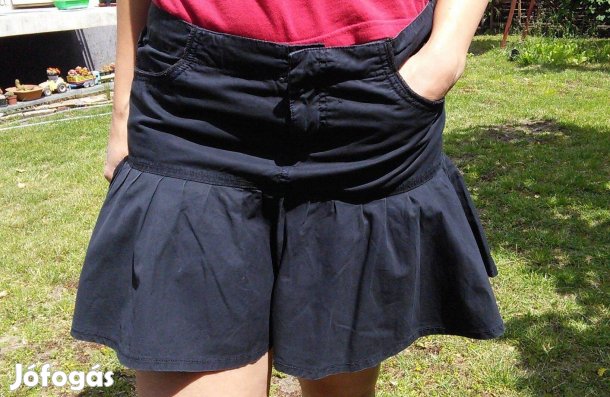 M-es miniszoknya fekete 38-as derékbőség 85 cm 38 női szoknya