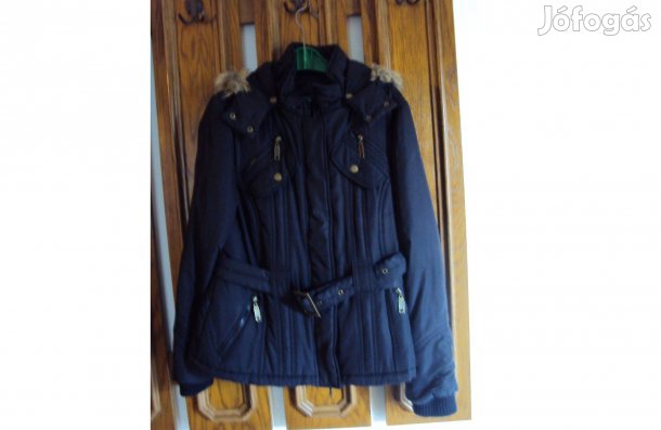 M-es női fekete átmeneti dzseki