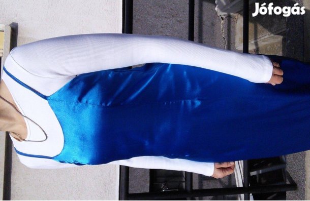 M-es női ruha kék nyári spagetti pántos M kb. 42-es