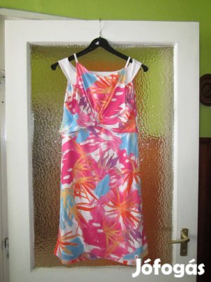 M-es pamut pálmamintás nyári ruha