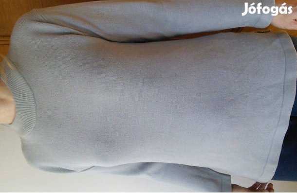 M-es pulcsi szürke női pulóver M 100% akril