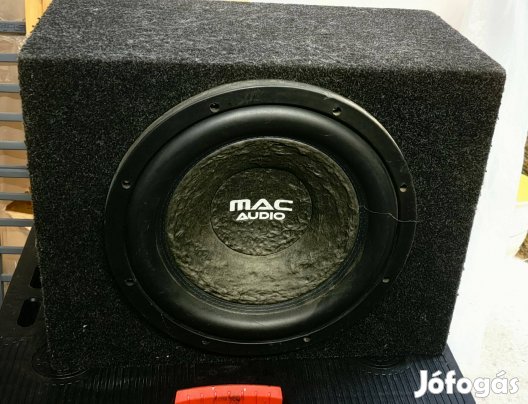 Mac Audio Mélyláda,dupla varrott, dupla tekercs 300Wrms, Zárt ládában