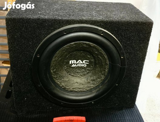 Mac Audio Mélyláda,dupla varrott, dupla tekercs 300Wrms, Zárt ládában