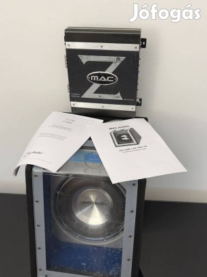 Mac Audio Z2100 erősítő-végfok + Ice cube 125 mélyláda számlával !