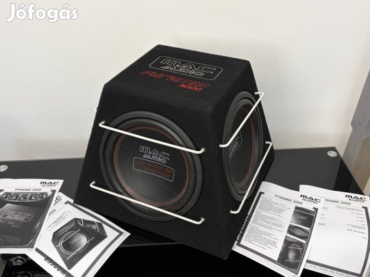 Mac audio pyramid 3000 3x30cm mélyláda 1500w számlával !