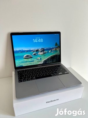Macbook Air M1 (2020) Újszerű, Eredeti dobozzal, Töltő + Magic