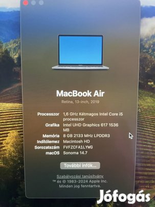 Macbook Air Retina 13" 2019 i5