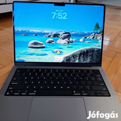 Macbook Pro M1 Pro 14" Space grey, 32GB/1TB, 1év alza gar