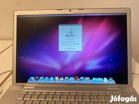 Macbook pro 2006 aluminium eladó