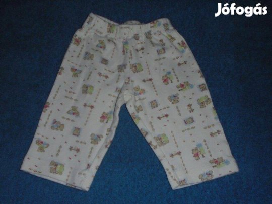 Maci mintás pamut nadrág 3-6 hó (méret 68)