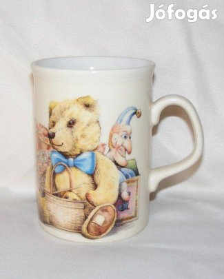 Macis angol porcelán bögre