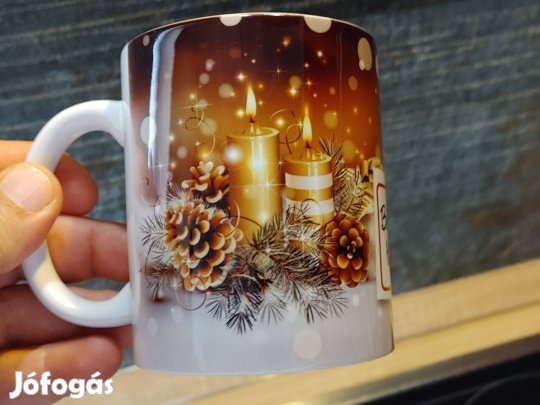 Macis karácsonyi bögre