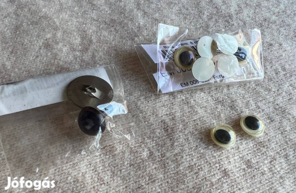 Maciszem és ragasztható mozgó szemek