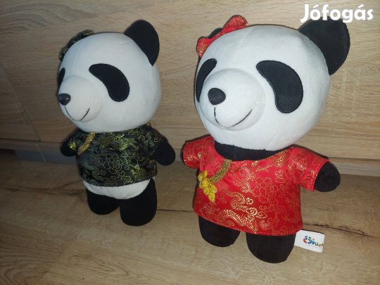 Mackó ruhában 30 cm