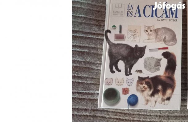 Macska, cica képes könyv a fajtákról, tartásukról 21x15 cm