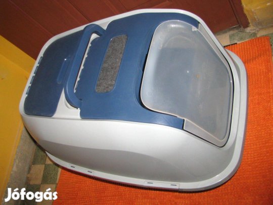 Macska alomtálca 65x50x40 kutyának is magas perem Belga hibátlan árala