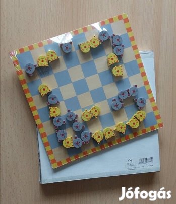 Macska-egér dáma játék eladó-Új