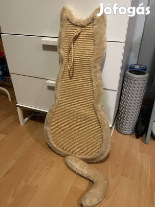 Macska kaparó / falra akasztható kaparódeszka (cica formájú) Új