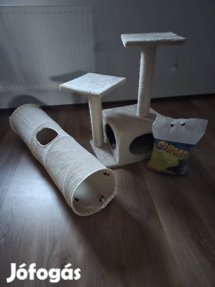 Macskajáték+alomanyag