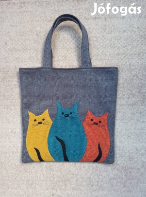 Macskás bevásárló táska