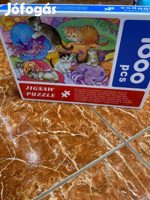 Macskás kirakó-puzzle 1000 db-os