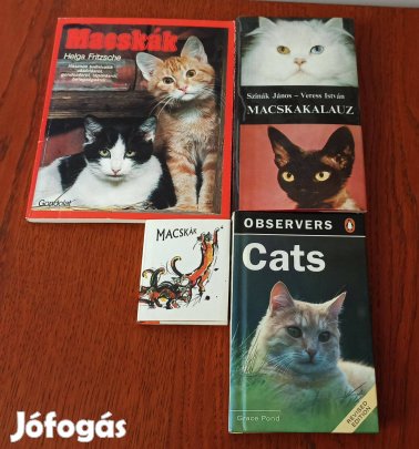 Macskás könyvcsomag / 4 db könyv