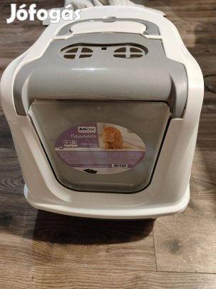 Macskavécé, fedett alomtálca