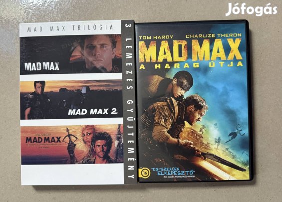 Mad Max 1,2,3,4rész dvd