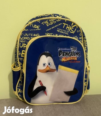 Madagaszkar pingvines hátizsák, táska