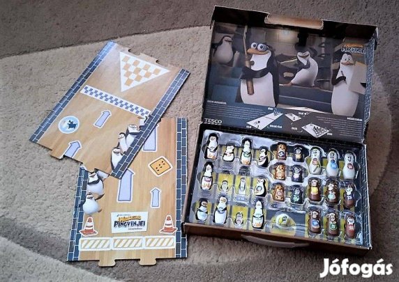 Madagaszkár pingvinjei Tesco bowling társasjáték