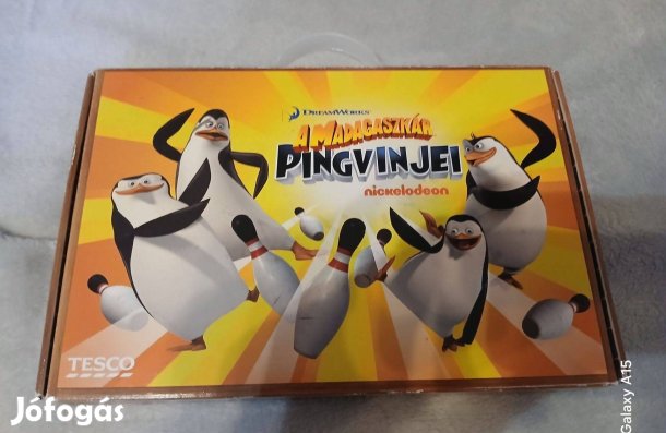 Madagaszkár pingvinjei bowling társasjáték