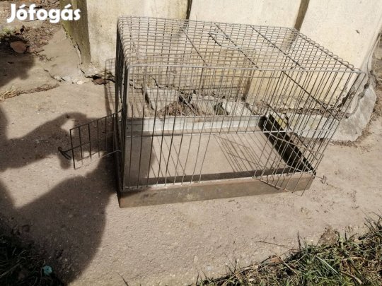 Madár -kisállat kalitka röptető ketrec 2 ajtó szuper olcsó