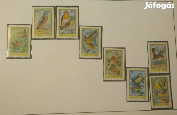 Madarak VI. - Bélyeg sorozat (1973)