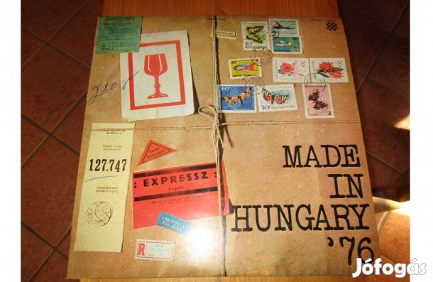 Made in Hungary bakelit hanglemez eladó