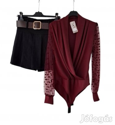 Made in Italy burgundi body Új