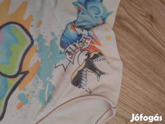 Made in Italy vékony kötött puha rugalmas női designer felső M-L