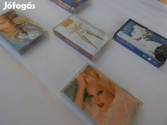 Madonna Műsoros Audió kazetták 5-ös Szettben Eredeti
