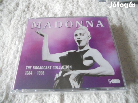 Madonna : The broadcast collection 1984-1995 ( 5CD-Box) fóliás