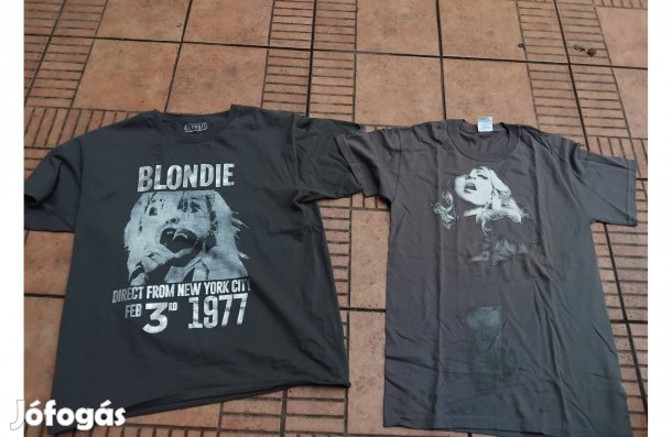 Madonna póló Blondie rock póló S L 2db