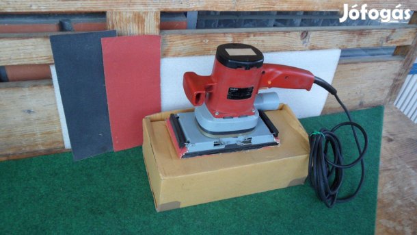 Mafell vibrációs excenteres csiszoló csíptetős nagy talp 12x26 cm újon