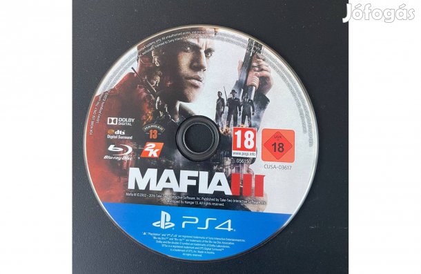 Mafia 3 PS4 játék