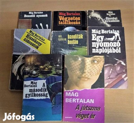 Mág Bertalan könyvcsomag, 8 kötet egyben